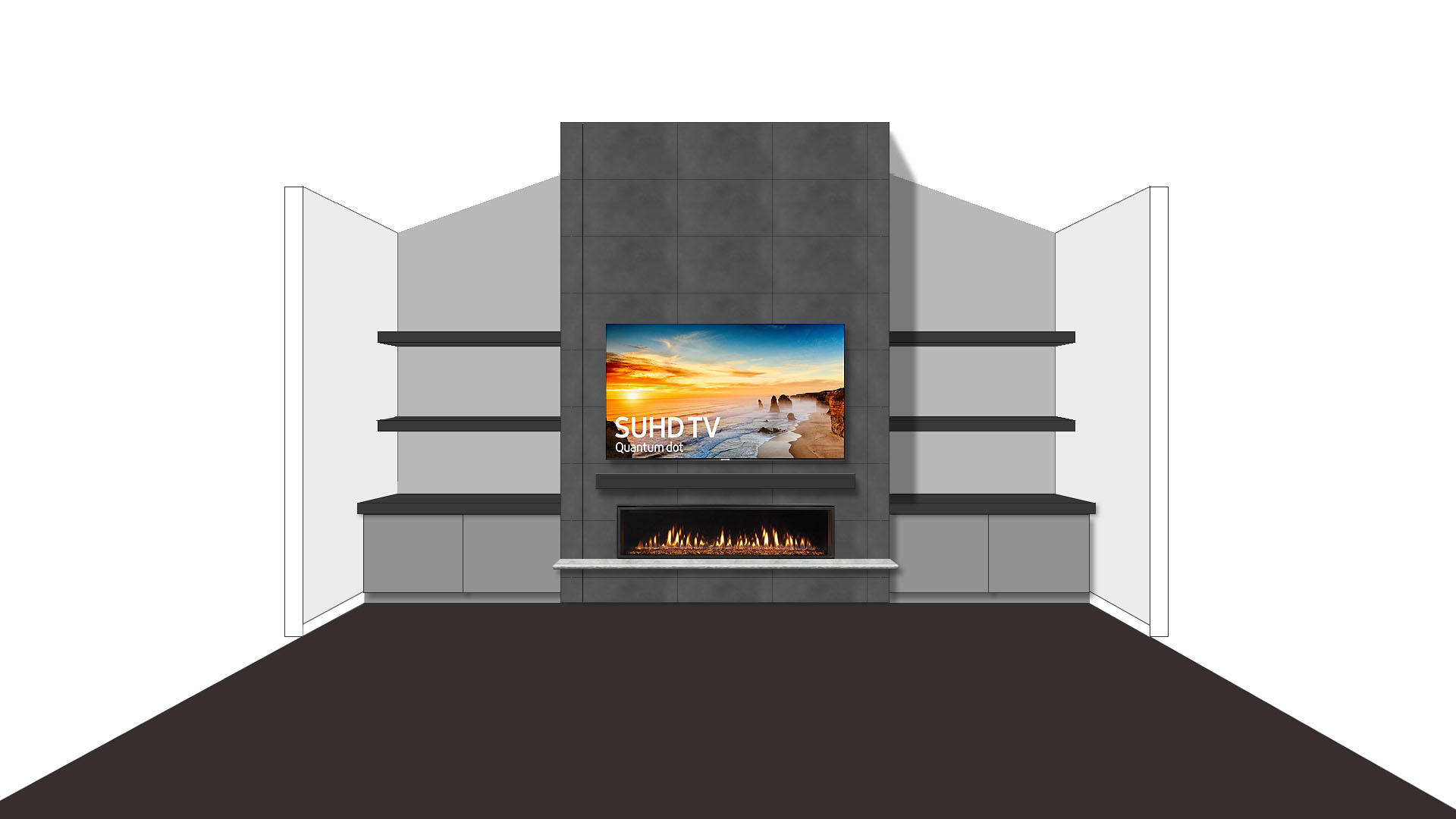 The Fireplace Wall